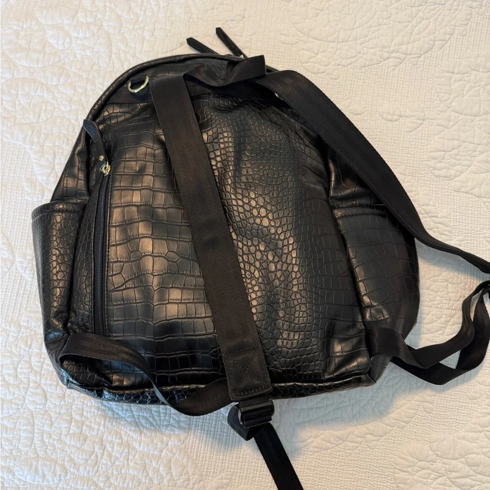Petunia Pickle Bottom Ace Backpack in Faux Croc